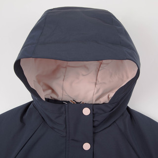 水孩儿 SHTDGD01CM509B09 三防加厚棉服 藏蓝 120cm