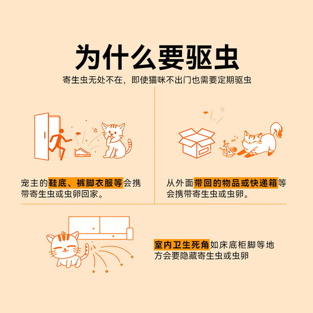 金宇 猫驱虫药体内外同驱虫滴剂宠物药品宠物用品滴剂体内外驱虫药 大宠爱幼猫/拆售 1支*1支