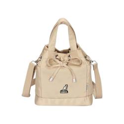 KANGOL 抽绳水桶包 女士单肩斜挎手提包