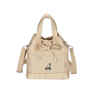 KANGOL 抽绳水桶包 女士单肩斜挎手提包