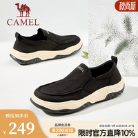 骆驼 帆布鞋男  G15S136024 黑色 42