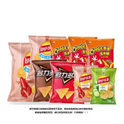 乐事 薯片零食组合装 9件756g