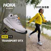 HOKA 女款夏季户外畅行防水徒步鞋TRANSPORT GTX防滑登山 烟灰色/烟灰色 37