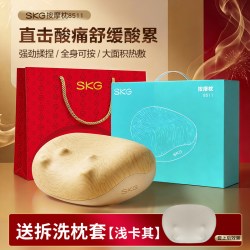 SKG 中秋礼物SKG肩颈按摩仪按摩器颈椎背部腰部按摩仪按摩颈枕头热敷
