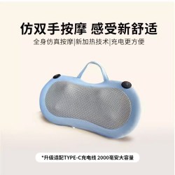 MOJE 颈椎按摩器背腰颈部肩颈多功能靠垫按摩枕充电全身按摩仪
