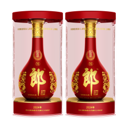 郎酒 淘金币588.56元、红花郎十五（15）53度 2瓶装 酱香型白酒年份随机中秋送礼