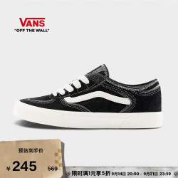 VANS 官方 Rowley Classics经典黑色男鞋女鞋板鞋 黑色 34.5