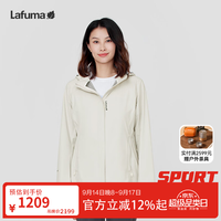 乐飞叶 软壳夹克女 户外春秋cordura防泼水3L外套 LFJA4AF13 白色TW 170/88A(40)