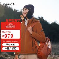 乐飞叶 秋冬抓绒衣女士 保暖防风运动休闲摇粒绒外套LFJA5CR65