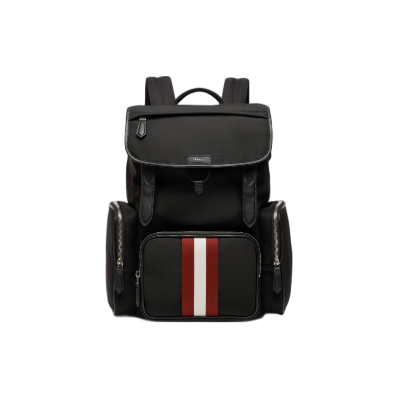 BALLY 巴利 CODE男士双肩包 6310400 黑色