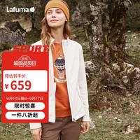 乐飞叶 户外抓绒衣女 秋冬保暖开衫外套立领上衣 LFJA4CR77