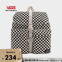 VANS 官方 男女情侣背包黑白棋盘格双肩包书包大容量 黑白棋盘格 均 码
