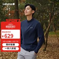 乐飞叶 长袖T恤男 秋冬户外吸湿速干半拉链 LMTS4DL61