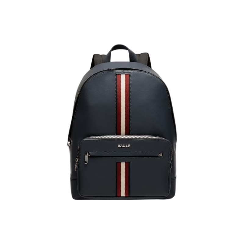 BALLY 巴利 牛皮革男士双肩包 6307867 蓝色