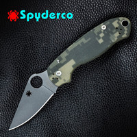 SPYDERCO 美国进口spyderco蜘蛛C223户外高硬度粉末钢便携锋利EDC折叠刀 C223GPCMO
