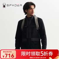 SPYDER 蜘蛛秋冬男士MOUNTAIN LIFE 舒适保暖休闲夹克外套24CF143M 黑色 S