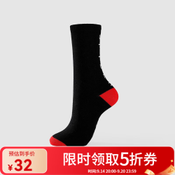 SPYDER 蜘蛛秋冬男女同款356 STYLE运动吸汗跑步保暖高筒袜19CF935U 黑色 M
