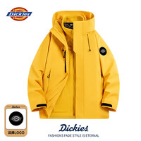 Dickies 三合一冲锋衣 防风防水 枫叶黄 S 男士夹克