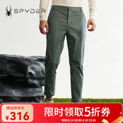 SPYDER 蜘蛛秋冬男士MOUNTAIN LIFE保暖户外休闲运动长裤24EF543M 深棕绿 M