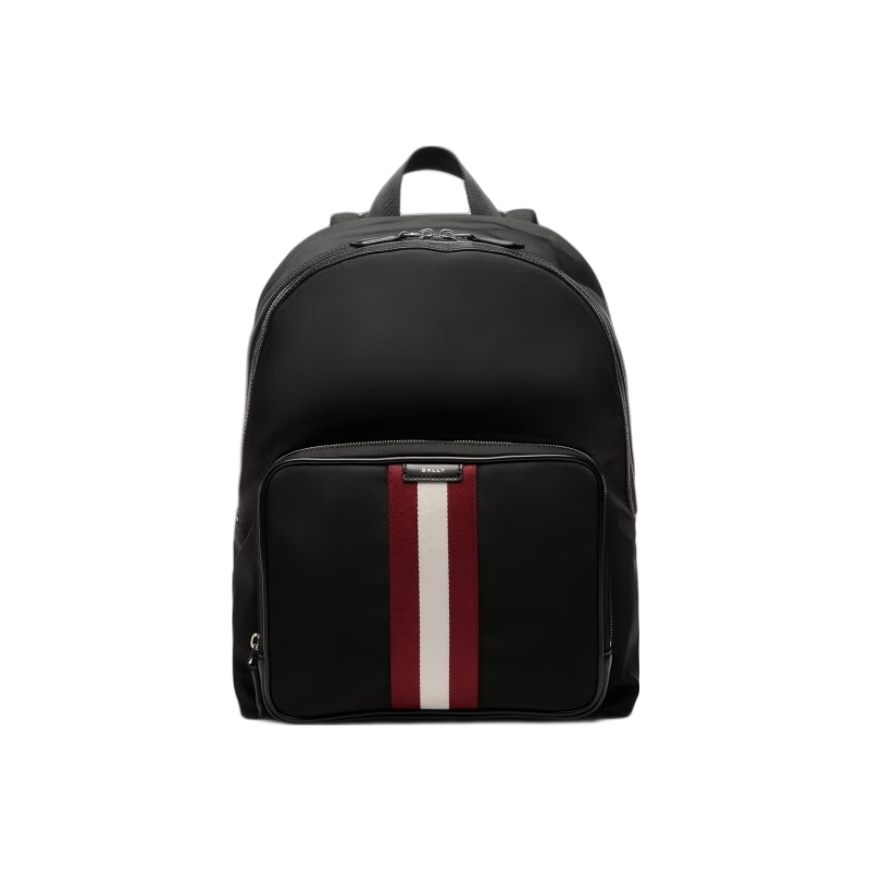 BALLY 巴利 CODE黑色男士双肩包 6308463 黑色