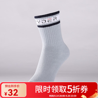 SPYDER 19秋冬男女356 STYLE系列运动时尚户外袜子 19CF937U 迷雾蓝 M(34-38码)