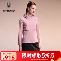 SPYDER 夏季新款女子URBAN LIFE户外运动上衣休闲夹克外套24MS118W 珊瑚粉 L