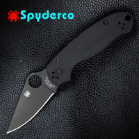 SPYDERCO 美国进口spyderco蜘蛛C223户外高硬度粉末钢便携锋利EDC折叠刀 C223 GPBK