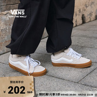 VANS 官方 Caldrone灰褐色美式复古生胶底胖胖鞋女鞋板鞋 灰褐色 37