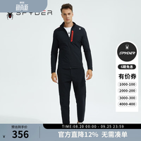 SPYDER 蜘蛛秋冬男士356 STYLE舒适运动舒适拉链夹克23ER139M 黑色-23ER139M M