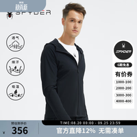 SPYDER 蜘蛛秋冬男士URBAN LIFE简约透气时尚舒适连帽夹克23ER107M 黑色-23ER107M M