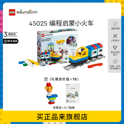 乐高 教育教育 2-5岁+ 得宝幼儿大颗粒积木早教儿童玩具男孩女孩生日礼物 45025 编程启蒙小火车