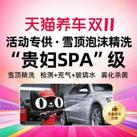 天猫养车 90分钟|轿车|分类专用毛巾|雪顶泡沫SPA
