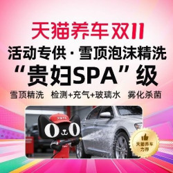 天猫养车 90分钟|轿车|分类专用毛巾|雪顶泡沫SPA