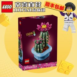 乐高 花植系列11509开花的仙人掌男女孩益智拼搭积木新年礼物