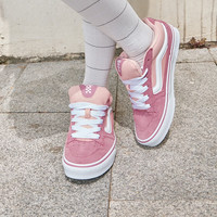 VANS 官方 Caldrone樱花粉美式复古胖胖鞋女鞋板鞋 粉色 36.5