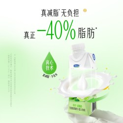 君乐宝 简醇青柠口味酸奶255g*10瓶礼盒装