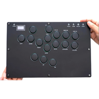 KUJI 酷迹 凯华矮轴精英款 肤感大面版超薄磨砂黑键 Hitbox键盘
