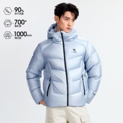 骆驼 羽神男装羽绒服短款面包服加厚排骨服新款防泼水外套