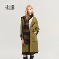 TEENIE WEENIE TeenieWeenie小熊牛角扣毛呢大衣26冬羊毛羊绒外套