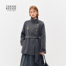TEENIE WEENIE TeenieWeenie小熊小个子羊毛牦牛绒呢外套