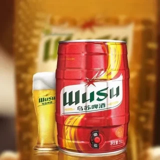 乌苏啤酒 红乌苏啤酒 5L