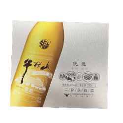 牛栏山 优选(金瓶) 北京二锅头礼盒 43度 500mL 2瓶 牛栏山优选礼盒