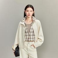 VERO MODA 26早秋插肩袖显瘦休闲百搭高级感短款纸片人外套女
