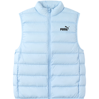 PUMA 彪马 儿童羽绒马甲 立领 冰蓝 150