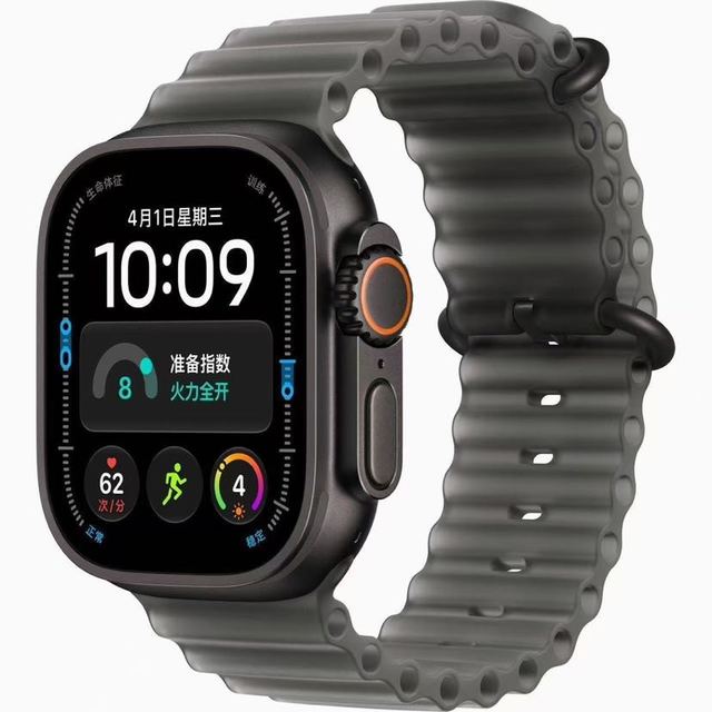 Apple Watch Ultra 4  海洋表带 黑色-半透明黑色