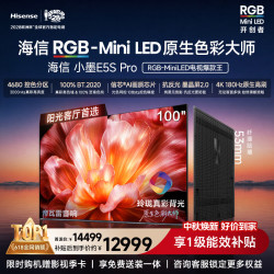 海信 小墨系列 100E5S-PRO 液晶电视 100英寸 普通挂架送装一体
