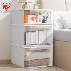 爱丽思 抽屉式收纳箱新品 白色ES 特大号45L