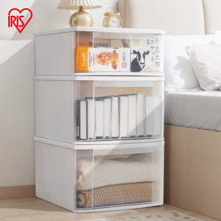 爱丽思 抽屉式收纳箱新品*39L 白色ES 大号