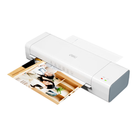 得力 GQ410 A4塑封机 家用办公照片过塑