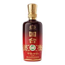 国台 酱香型白酒 53度 500mL 单瓶